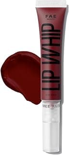 FAE Beauty Lip Whip 12Hr Comfortable Matte Liquid Lipstick (10ml) | Waterproof | Long Wear | Non Drying | Soft Mousse Smudgeproof Formula | Vegan | With Moisture Lock Technology | Enriched with Vitamin E and Cherry Coffee - Revenge