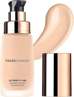 FACES CANADA Ultime Pro Hd Runway Ready Foundation - Natural Ivory 01, 30ml | Dewy Finish | Glass Skin Effect | Luxurious Formula | Lightweight & Breathable | Silky Smooth Texture | No Dryness or Oiliness | Vitamin E & Hyaluronic Acid