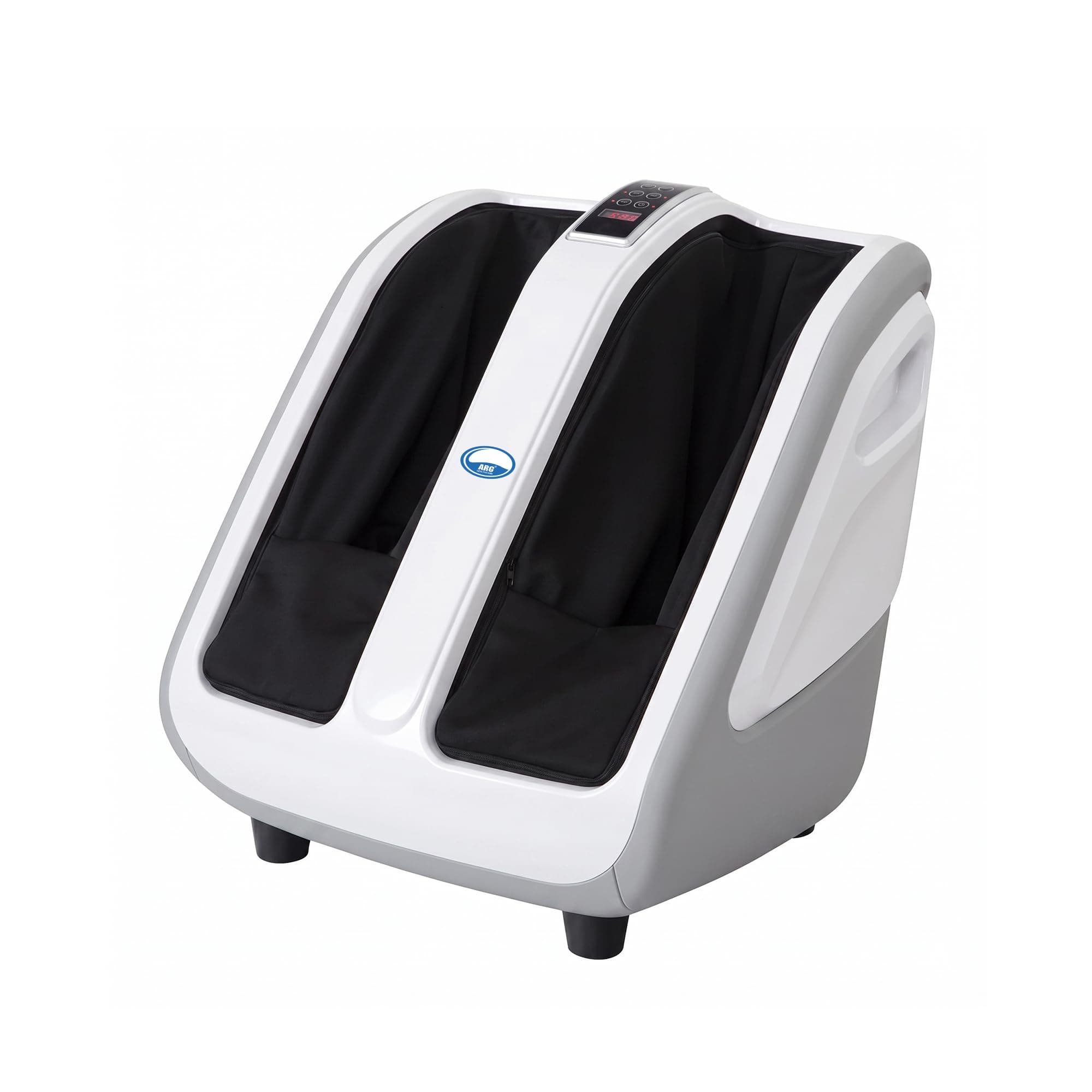 ARG HEALTH CARE Foot, Leg & Calf Massager with Air Compression, Roller & Heating Therapy | 3 Massage Modes & 3 Intensity Levels With Air Bags Foot Messager For Pain Relief, Relaxation & Fatigue Relief & Blood Circulation (White)