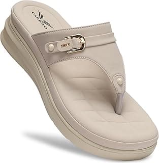 Carrito Women Wedge Heels Thong Sandals| Comfortable Flats Sandals | Comfort Orthopaedic Sandals for Women and Girls| Doctor Slippers/Flip-Flops | Arch Support & Stylish Block Heel Cushion | Casual Lightweight Anti-Skid Sole| Slip-on | Pump and Mule Sandals | Ultra-Cushioned Shock Absorbing Footbed | Open Toe & Toe Separator Style | Women Daily Use Formal Wedges | Platform Ladies Flat Party Wear Footwear