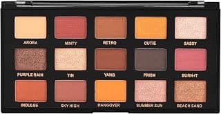 INSIGHT All Eyes On You Eyeshadow Palette (17 g) | Mix of 15 Matte, Shimmer & Metallic Shades | Smooth Texture | Intense Pigment | One Stroke Payoff | Transfer Proof | Long Lasting | Easy Blending | Beginner Friendly Eye Makeup Kit