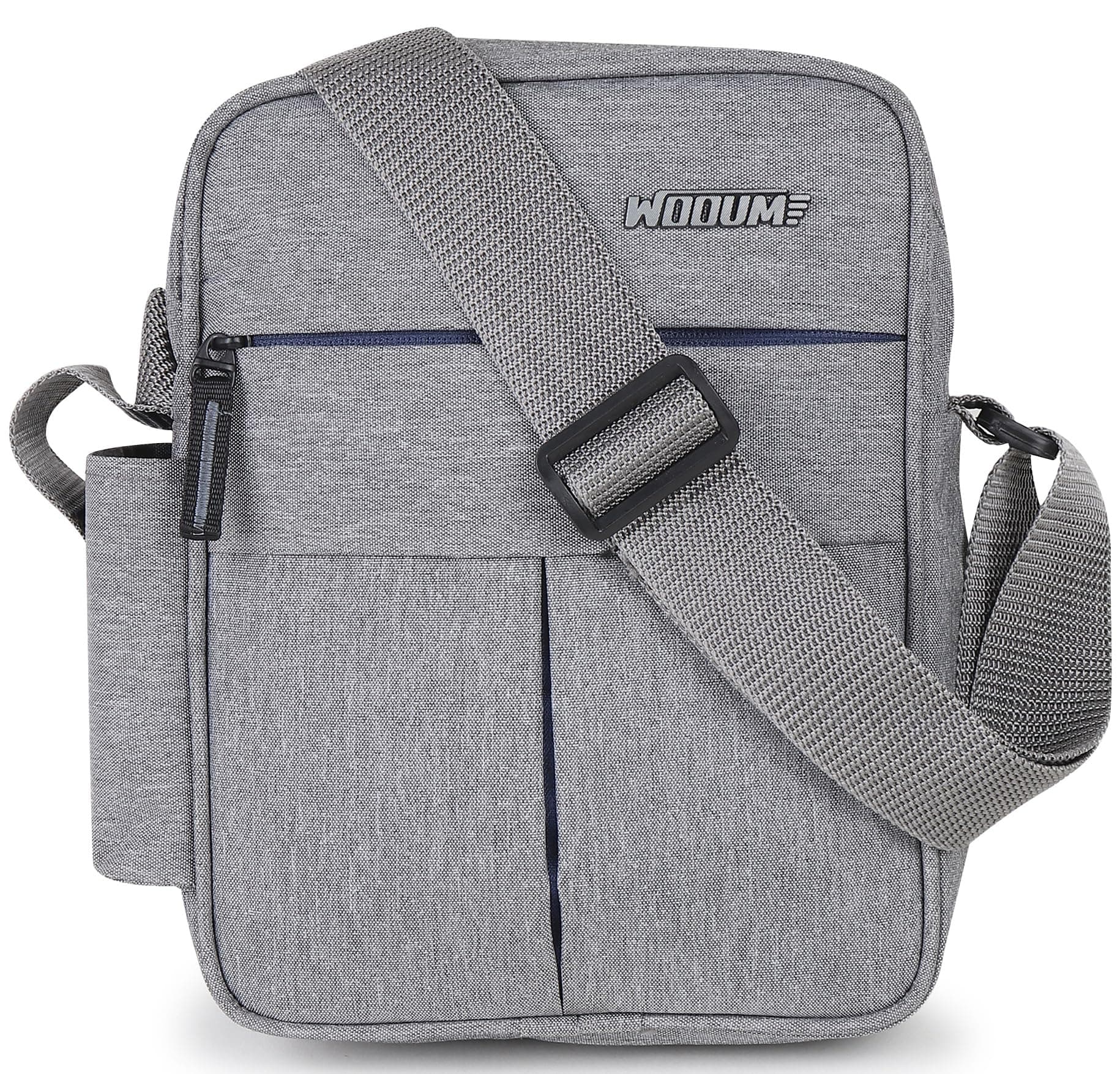 Wooum Water-Resistant Sling Bag for Men with 1 Year Warranty | Stylish Crossbody & Messenger Bag | Compact Office & Travel Side Bag | Waterproof Man Bag | Gift for Men Under 500 | Water resistant bag, Compact sling design, Multi pocket storage, Adjustable strap, Ideal gift for men, 1 Year warranty